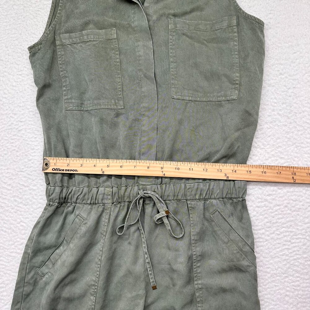 [Yfb] Green Sleeveless Button Front Every Jumpsui… - image 4